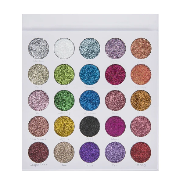 3D Glitter Eyeshadow Mixing